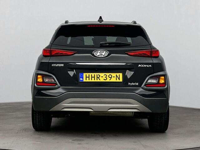 Hyundai Kona 1.6 GDI HEV Premium | Panorama dak | Climate controle | Cruise Controle | Navigatie | apple\android carplay| Leder | Stoelverwarming |