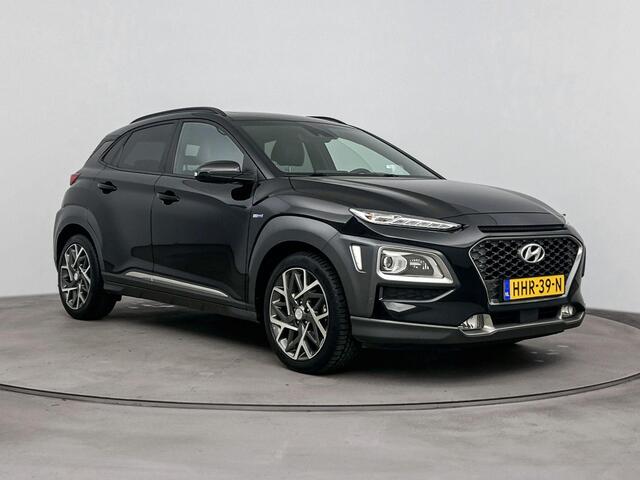 Hyundai Kona 1.6 GDI HEV Premium | Panorama dak | Climate controle | Cruise Controle | Navigatie | apple\android carplay| Leder | Stoelverwarming |