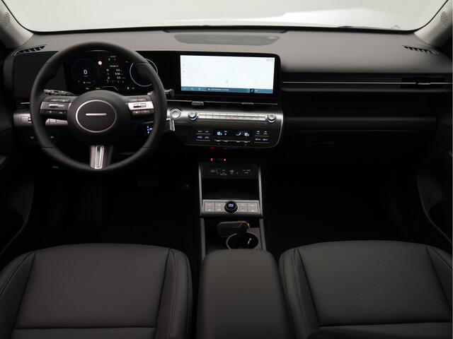 Hyundai Kona 1.6 GDI HEV Premium Met Lederen Bekleding, Stoelverwarming en Navigatie Uit voorraad leverbaar!