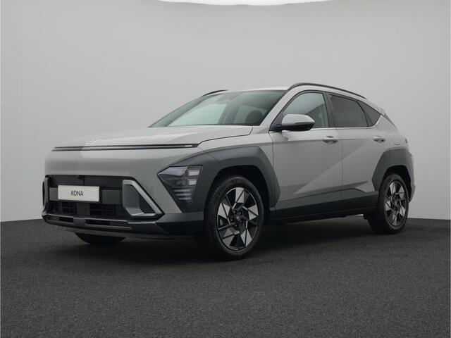 Hyundai Kona 1.6 GDI HEV Premium Met Lederen Bekleding, Stoelverwarming en Navigatie Uit voorraad leverbaar!