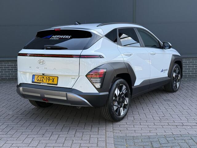 Hyundai Kona 1.6 GDI HEV Premium / Elektrische Stoelen met geheugen / Stoel Verkoeling + Verwarming / Airco Climate Control / Adaptive Cruise Control / 1300KG Trekgewicht /