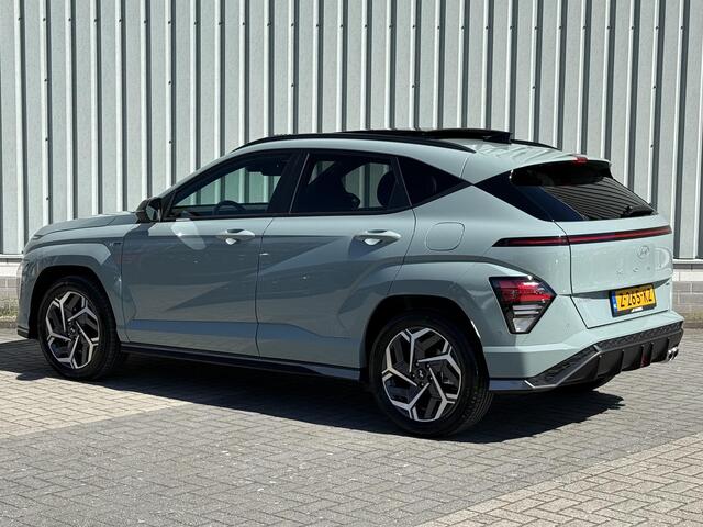 Hyundai Kona 1.6 GDI HEV N Line Sky Stoel verwarming/verkoeling / Schuif/Kantel dak / Parkeerassistent / 360 Camera / Dashcam / Elektrische achterklep / Bose Audio / Originele NL auto /