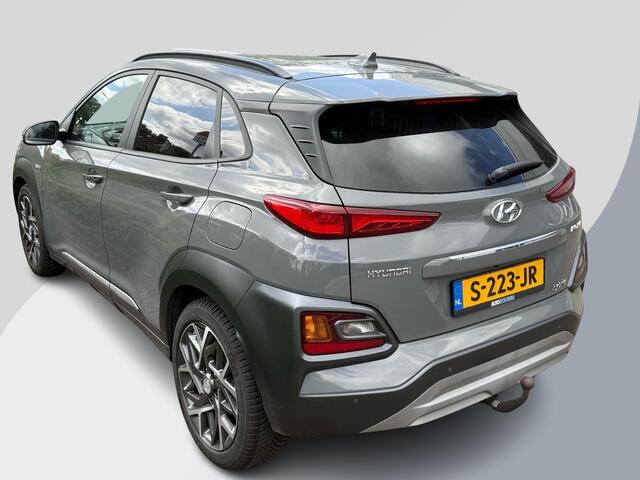 Hyundai Kona 1.6 GDI HEV Premium 104pk Trekhaak | Achteruitrijcamera | Head Up Display | Volledig Leder | Dodehoeksensoren