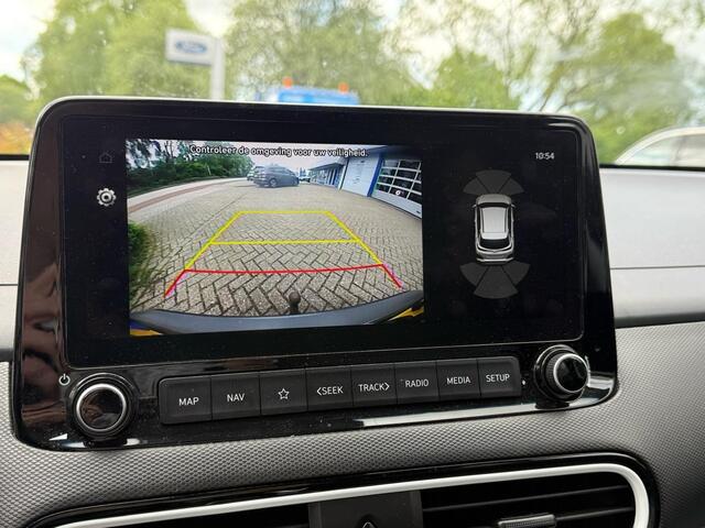 Hyundai Kona 1.6 GDI HEV Premium 104pk Trekhaak | Achteruitrijcamera | Head Up Display | Volledig Leder | Dodehoeksensoren