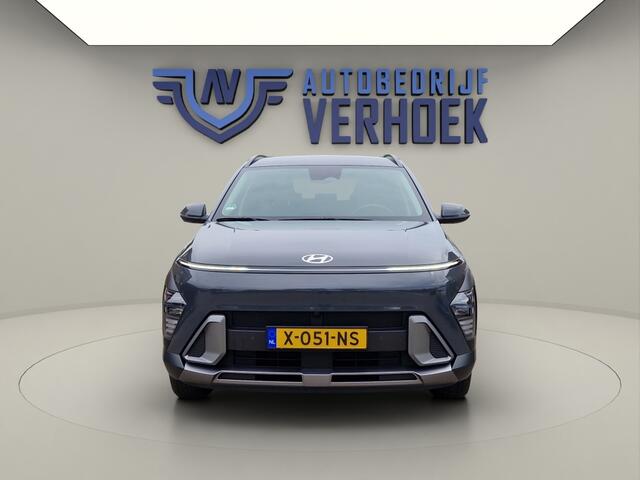 Hyundai Kona 1.6 GDI HEV Premium Trekhaak - NL Auto - Leer