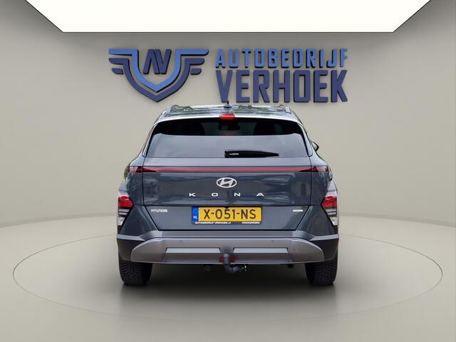 Hyundai Kona 1.6 GDI HEV Premium Trekhaak - NL Auto - Leer