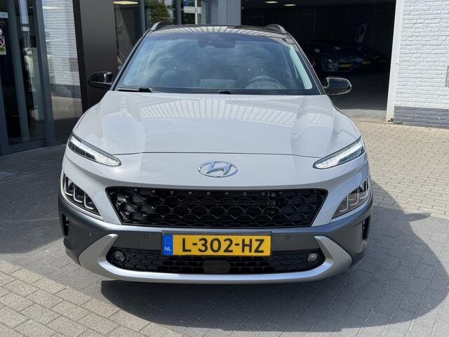 Hyundai Kona 1.6 GDI HEV Premium | Trekhaak 1350kg! | Leder | Navigatie | Sto
