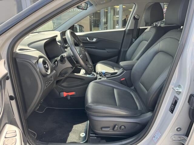 Hyundai Kona 1.6 GDI HEV Premium | Trekhaak 1350kg! | Leder | Navigatie | Sto