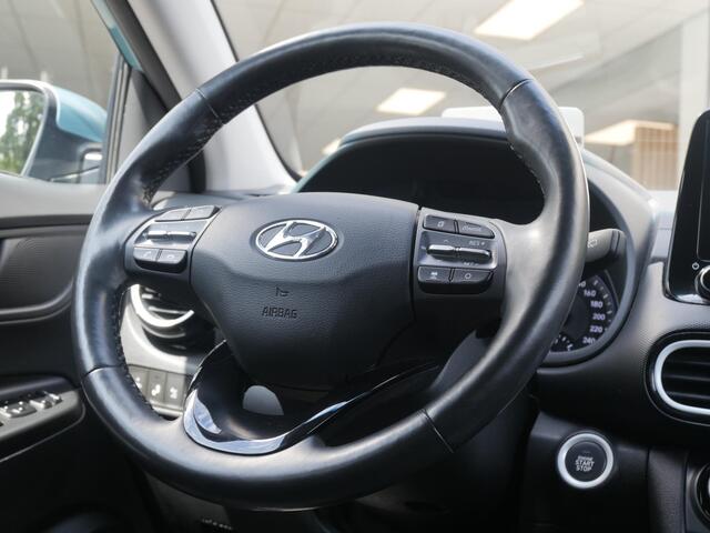 Hyundai Kona 1.6 GDI HEV Premium | Cruise | Camera | Clima | Carplay | Stoelverwarming-ventilatie | Navi | Trekhaak |