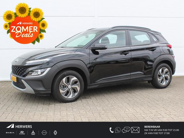 Hyundai Kona 1.6 GDI HEV Comfort Smart Automaat / Facelift model / Dealer Onderhouden / Navigatie + Apple Carplay & Android Auto / Achteruitrijcamera / LMV / Cruise Control / Airco Climate Control /