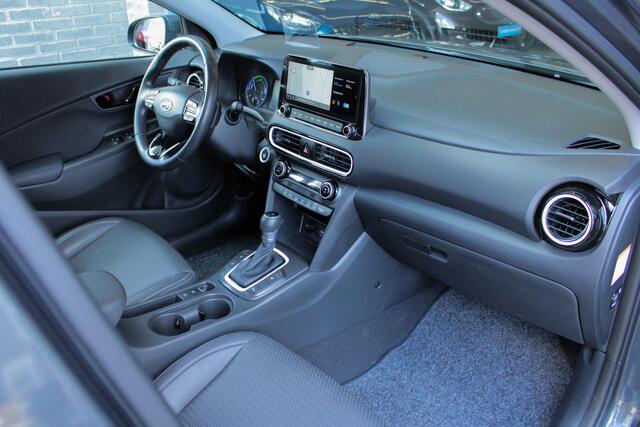 Hyundai Kona 1.6 GDI HEV Premium |trekhaak|stoelventilatie|vol leder|keyless|HUD|