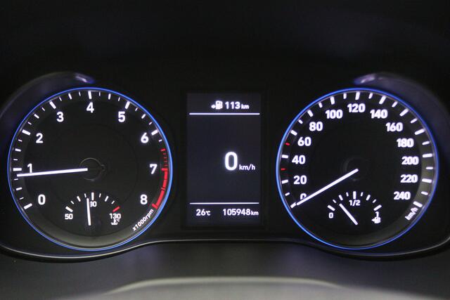 Hyundai Kona 1.0T Premium LED, Apple Carplay, Krell Audio, Stuur-/Stoelverw., Keyless, Camera, 18"