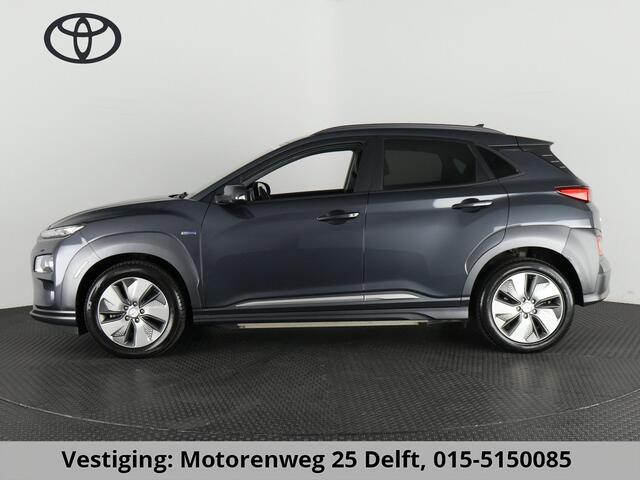 Hyundai Kona EV PREMIUM 204 PK ACCU 94% BEREIK TOT 547 KM! 64Kwh. LEER. NAVI. KEYLESS. FULL OPTION. GARANTIE TOT 2029*