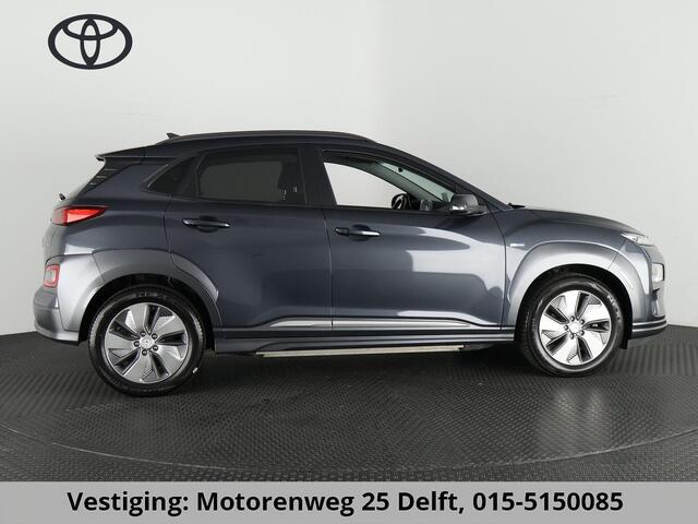 Hyundai Kona EV PREMIUM 204 PK ACCU 94% BEREIK TOT 547 KM! 64Kwh. LEER. NAVI. KEYLESS. FULL OPTION. GARANTIE TOT 2029*