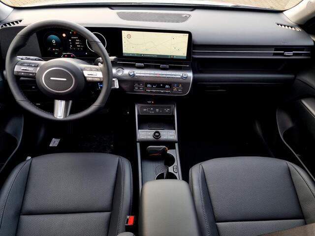 Hyundai Kona 1.6 GDI HEV Premium / Lederen bekleding / Stoel verwarming en ventilatie / 360 Graden Camera / 18 " lm / Led Koplampen /