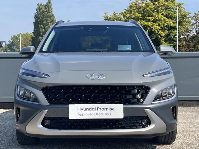 Hyundai Kona 1.6 GDI HEV Premium | Lederen bekleding | Adaptieve cruisecontrol | Facelift model | Head up display | Krell Premium luidsprekers |