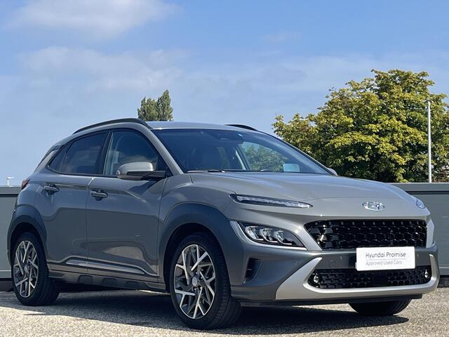 Hyundai Kona 1.6 GDI HEV Premium | Lederen bekleding | Adaptieve cruisecontrol | Facelift model | Head up display | Krell Premium luidsprekers |