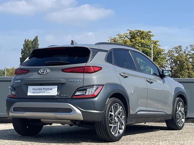 Hyundai Kona 1.6 GDI HEV Premium | Lederen bekleding | Adaptieve cruisecontrol | Facelift model | Head up display | Krell Premium luidsprekers |