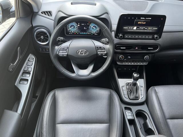 Hyundai Kona 1.6 GDI HEV Premium | Lederen bekleding | Adaptieve cruisecontrol | Facelift model | Head up display | Krell Premium luidsprekers |