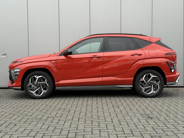 Hyundai Kona 1.6 GDI HEV N Line / UNIEK / MY 2026 / 2000 Korting / Stoelverkoeling / Stuurverwarming / Stoelverwarming Voor + Achter / Snel Leverbaar! /