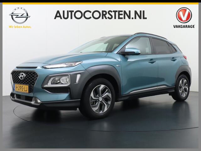 Hyundai Kona 1.6GDI HEV Hybride Trekhaak Camera Adap.Cruise Head-Up Display Navi Ecc Fashion Keyless Apple Carplay/Android Auto Privacy Glas 1e Eigenaar 1.300KG Trekgewicht Origineel Nederlandse Auto