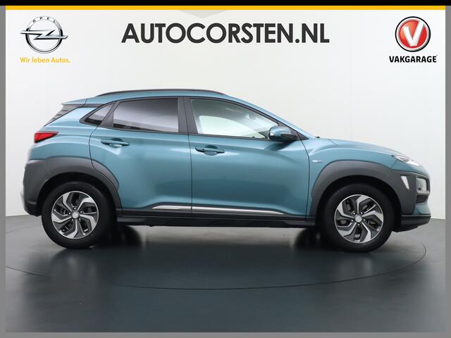 Hyundai Kona 1.6GDI HEV Hybride Trekhaak Camera Adap.Cruise Head-Up Display Navi Ecc Fashion Keyless Apple Carplay/Android Auto Privacy Glas 1e Eigenaar 1.300KG Trekgewicht Origineel Nederlandse Auto