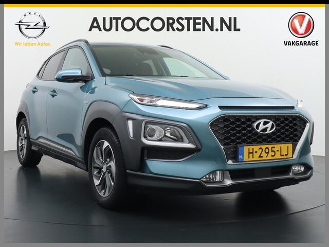 Hyundai Kona 1.6GDI HEV Hybride Trekhaak Camera Adap.Cruise Head-Up Display Navi Ecc Fashion Keyless Apple Carplay/Android Auto Privacy Glas 1e Eigenaar 1.300KG Trekgewicht Origineel Nederlandse Auto