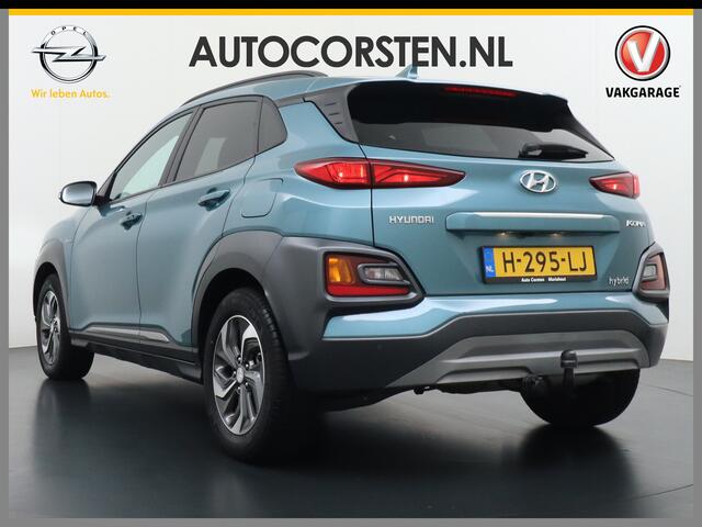 Hyundai Kona 1.6GDI HEV Hybride Trekhaak Camera Adap.Cruise Head-Up Display Navi Ecc Fashion Keyless Apple Carplay/Android Auto Privacy Glas 1e Eigenaar 1.300KG Trekgewicht Origineel Nederlandse Auto