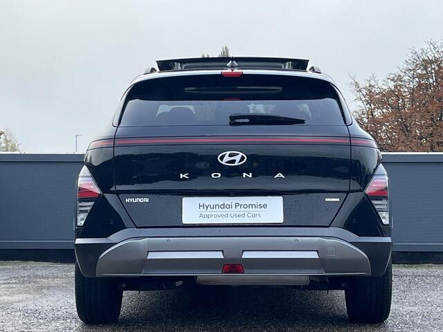 Hyundai Kona 1.6 GDI HEV 140 PK Comfort smart Sky++ | Schuifkanteldak | Premium interieur | 360o Camera | Fabrieksgarantie 08-2029 |