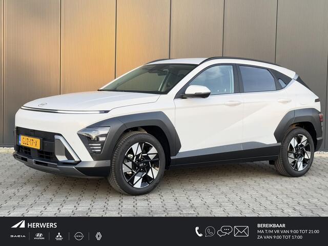 Hyundai Kona 1.6 GDI HEV Premium / lederen bekleding / Navigatie / 360 View Camera / Rijdende demo, informeer naar de beschikbaarheid