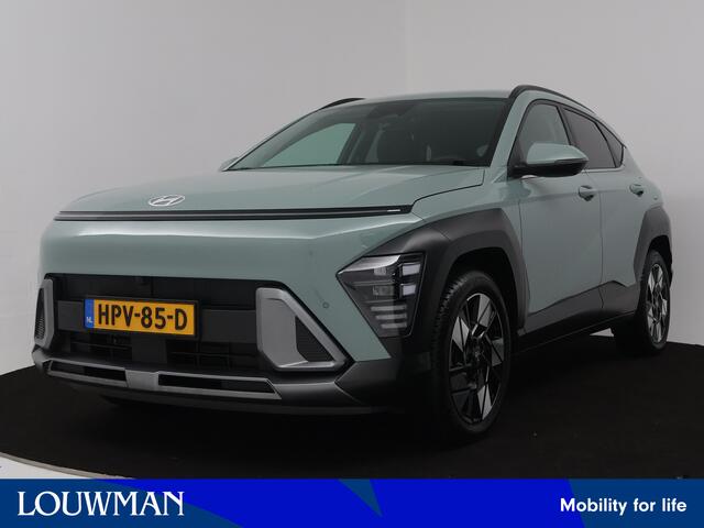 Hyundai Kona 1.6 GDI HEV Premium | UNIEKE KANS! | Full options | Leder | Stoelverwarming + Koeling | Nederlandse Auto | NAP |