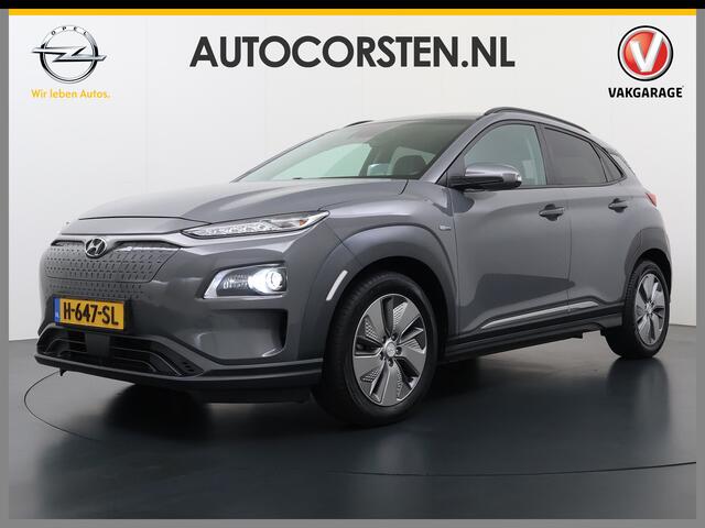Hyundai Kona EV Premium 64kWh Leer SOH 100% Warmtepomp Krell®-Premium Audio Stoelverwarming+Koeling Camera Apple Carplay Android Auto Head-Up Display Stuurverwarming Elek.Stoelen Blind Spot Lane Assist VESS 1e Eigenaar Origineel Nederlandse Auto 45.000,-nieuw