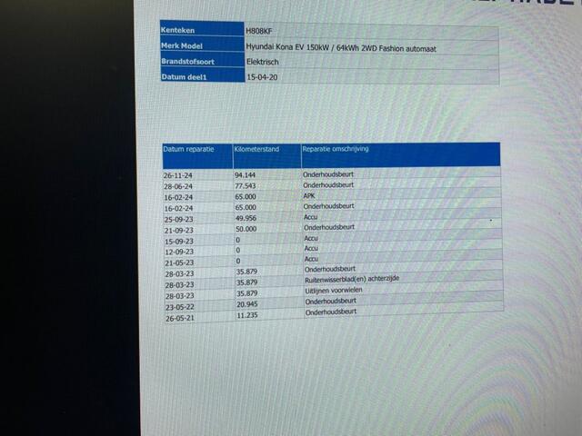 Hyundai Kona Fashion 64 kWh - Carplay, Camera, Cruise, SOH 97%