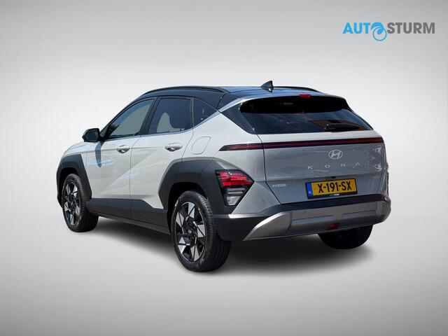 Hyundai Kona 1.6 GDI HEV Premium | Two-Tone Lakkleur | Stoelverwarming + -Ventilatie | 360° Camera | Leder | Navigatie | Apple Carplay/Android Auto | Geheugenstoel