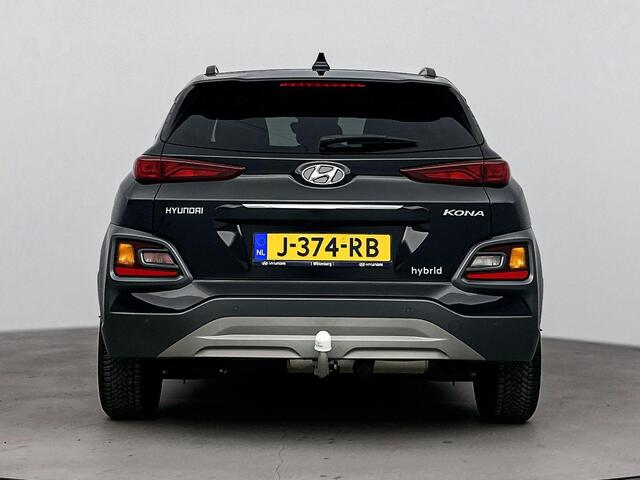 Hyundai Kona 1.6 GDI HEV Fashion Sky | Trekhaak 1300kg | Schuif Kantel Dak | Achteruitrij Camera | Dodehoek Detectie | Leder Bekleding |