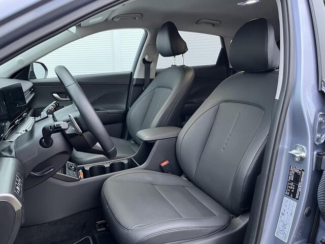 Hyundai Kona 1.6 GDI HEV Premium / Navigatie / Apple Carplay/Android Auto / Stoelen en stuurwiel verwarmd (Voor & achter) / Lederen bekleding /