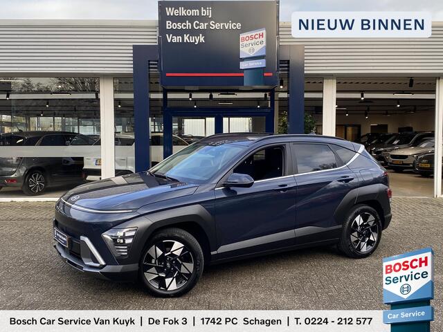 Hyundai Kona 1.6 GDI HEV Comfort Smart / Automaat / NL-Auto / 1-Ste Eigenaar / 18.000 Km / Fabrieksgarantie / Keyless / Digitaal Dashboard / LED / DAB / Apple-Carplay&Android-Auto / Navi / Camera / Stuur+Stoelverwarming / Adaptieve Cruise-Control / Lane-Assist / E-Ach