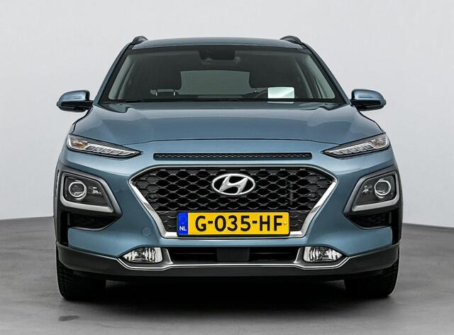 Hyundai Kona 1.6 GDI HEV Premium | Achteruitrij Camera | Adaptive Cruise | Lederen Bekleding | Navigatie | Lane Assist | Elektrische Stoelen |
