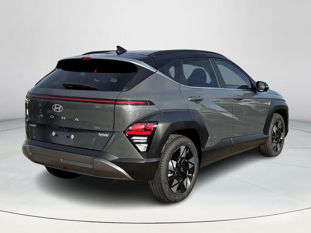 Hyundai Kona 1.6 GDI HEV Premium | 4.000,- korting! | Uit voorraad leverbaar! | Elektrische stoelen | Stoel/stuurverwarming | Stoelverkoeling | 2e zit-rij stoelverwarming | Lederen bekleding | 360* camera | Adaptive cruisecontrol | Active lane-keeping |