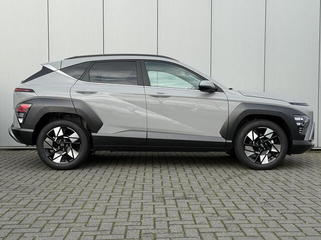 Hyundai Kona 1.6 GDI HEV Premium / 3000 Voordeel / MY 26 / Zwart Leder / Stoelverkoeling / Stoelverwarming Voor + Achter / Stuurverwarming / 360 Camera / BOSE Audio /