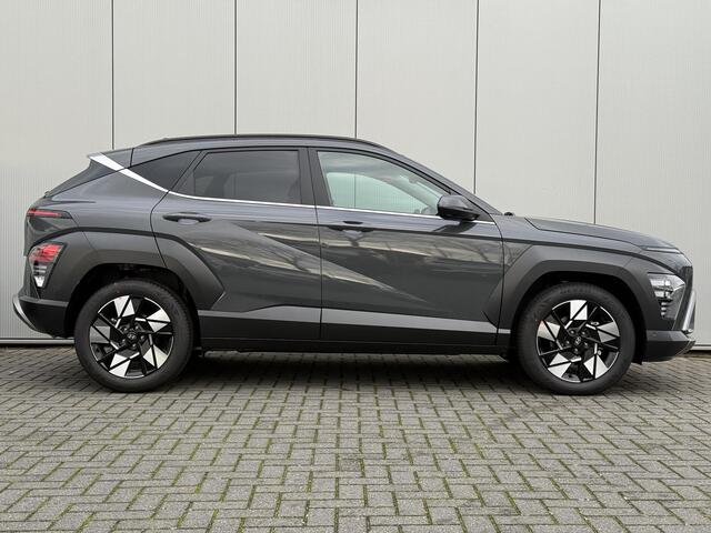 Hyundai Kona 1.6 GDI HEV Premium / 3000 Voordeel / MY 26 / Zwart Leder / Stoelverkoeling / Stoelverwarming Voor + Achter / Stuurverwarming / 360 Camera / BOSE Audio /