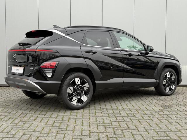 Hyundai Kona 1.6 GDI HEV Premium / 3000 Voordeel / MY 26 / Zwart Leder / Stoelverkoeling / Stoelverwarming Voor + Achter / Stuurverwarming / 360 Camera / BOSE Audio /