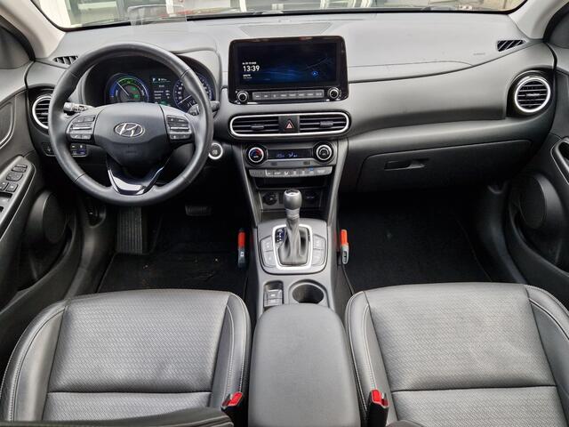 Hyundai Kona 1.6 GDI HEV Premium Automaat / Adapt. cr. control / Leder / Carp
