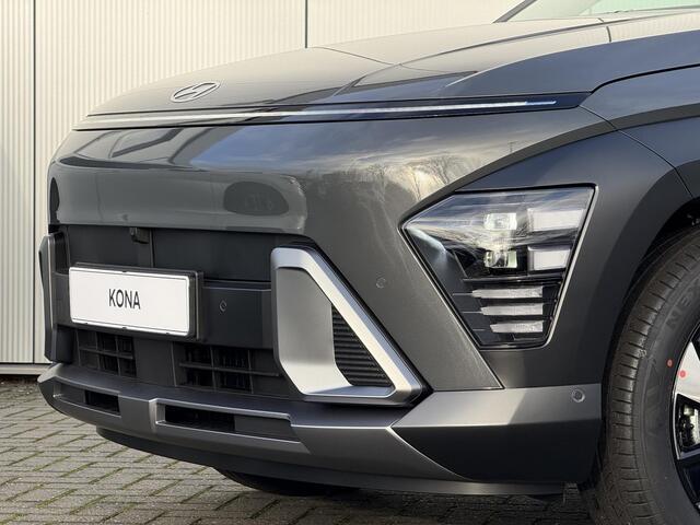 Hyundai Kona 1.6 GDI HEV Premium / Modeljaar 2026 / 3000 Korting / Stoelverkoeling / Stuurverwarming / Stoelverwarming Voor + Achter / Snel Leverbaar! /