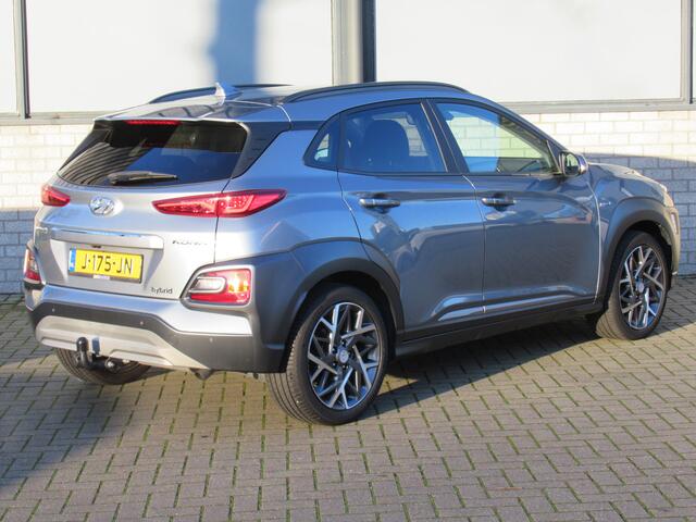 Hyundai Kona 1.6 GDI HEV Premium Sky 1e eigen | dealer onderh | full option!! | leder | schuifdak