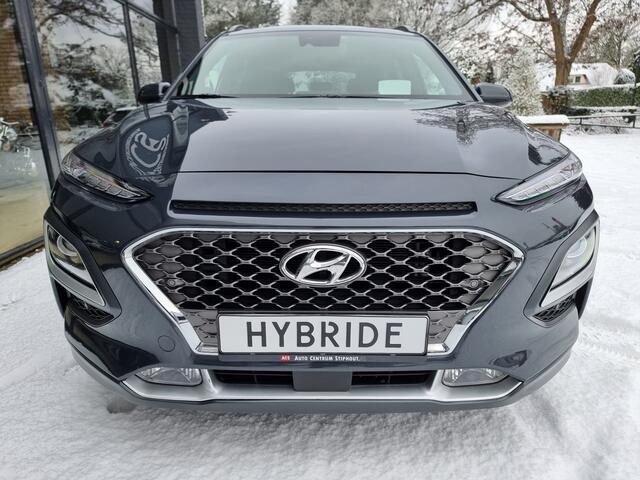 Hyundai Kona 1.6 GDI HEV Premium | Ad.cruise | Leder | Widescreen | Super uitvoering! | Incl. BTW