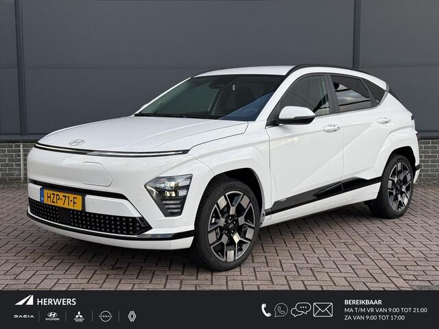 Hyundai Kona Electric Comfort Smart 65.4 kWh / Warmtepomp / Stuur- & Stoelverwarming / Navigatie / Apple Carplay & Android Auto / Vehicle-to-Load (V2L) / Blind-spot Collision Assist / 19" Lichtmetalen Velgen