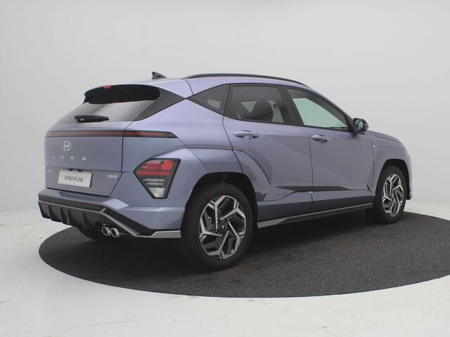 Hyundai Kona 1.6 GDI HEV N Line ¤2500,- Voordeel / Rijklaarprijs / Modeljaar 2026 / Navigatie / Apple & Android auto / Stuurverwarming / Stoelverwarming Voor + Achter /
