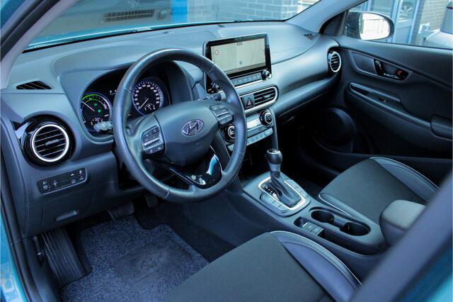 Hyundai Kona 1.6 GDI HEV Premium |stoelkoeling/verwarming|elek stoel|keyless|18"|