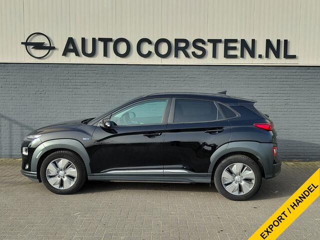 Hyundai Kona EV 64kWh SOH 100% //Bijgeluid Rijmotor// Warmtepomp Navi Ecc Camera Adap.Cruise Pdc Head-Up Apple Carplay Android Auto Display Fashion Lane Assist Dodehoek Assist Privacy Glas Keyless Regensensor 1e Eigenaar Dealeronderhouden Export - Handel Origineel Ned